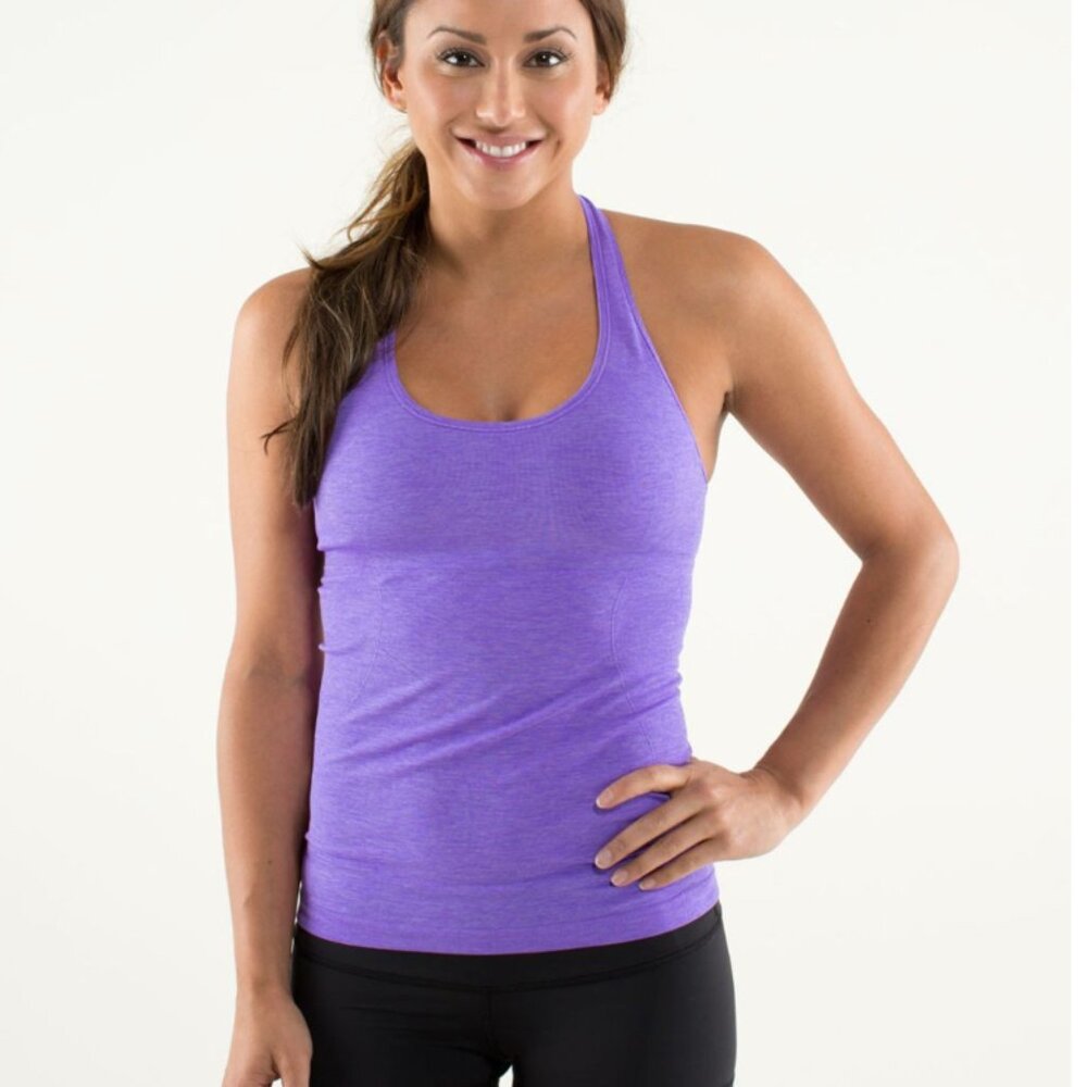 lululemon athletica Purple Racerback Tank Top